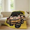 Anime cute Ranma role Chan Ryoga Blanket For Sofa Office Bed Plane Travel Sleep Read Relax Camping Soft And Warm