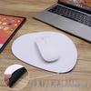 Минималистичный японский и корейский водонепроницаемый коврик для мыши из ПУ кожи - Нескользящий, однотонный для дома или офиса.