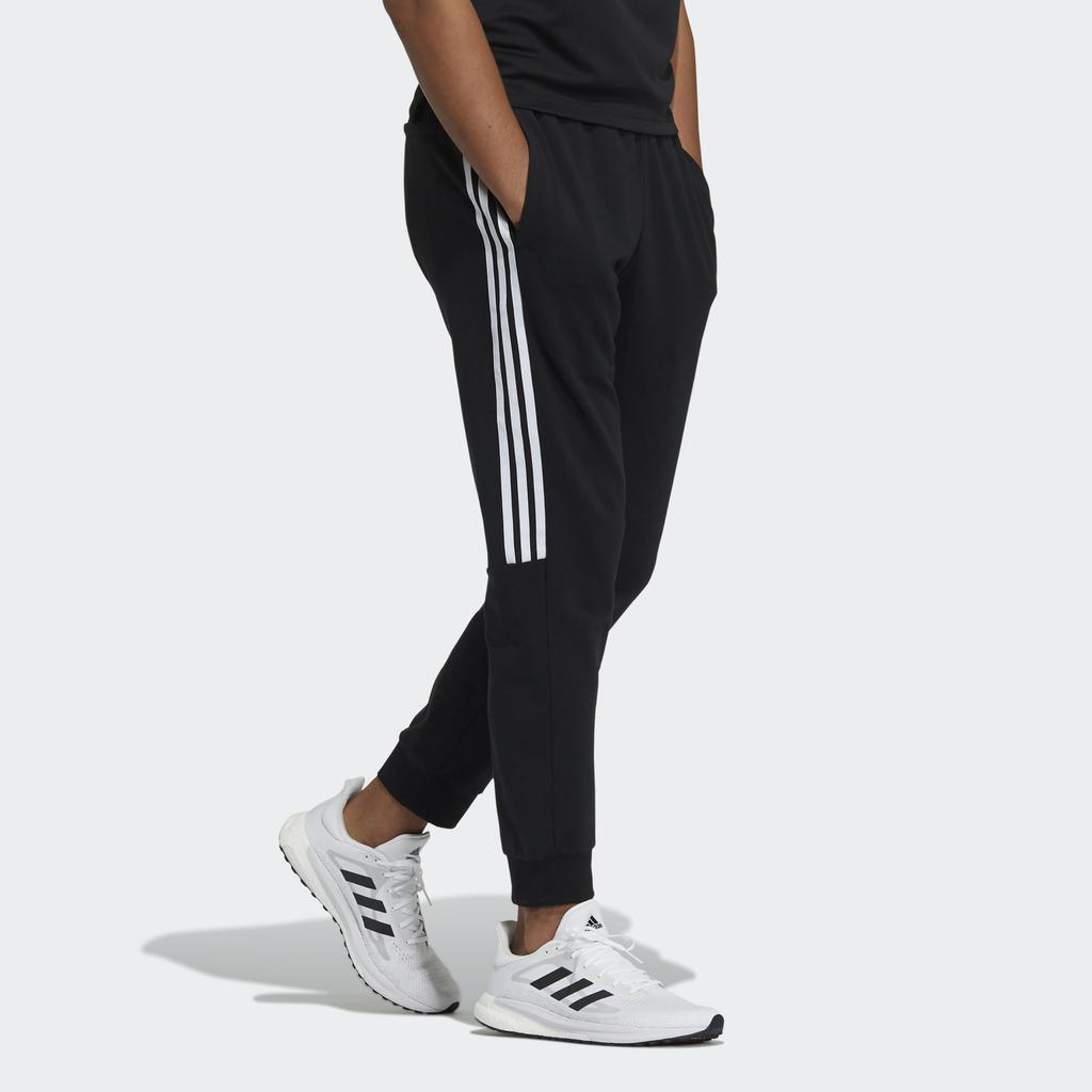 Adidas Regular Fit Sports Cuffed Pants Men Bottoms Black GP0955