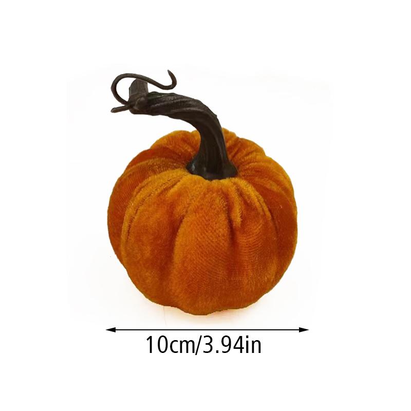 Хэллоуин украшения маленькие тыквы из пены поддельные бархатные тыквы тыквы декор стола