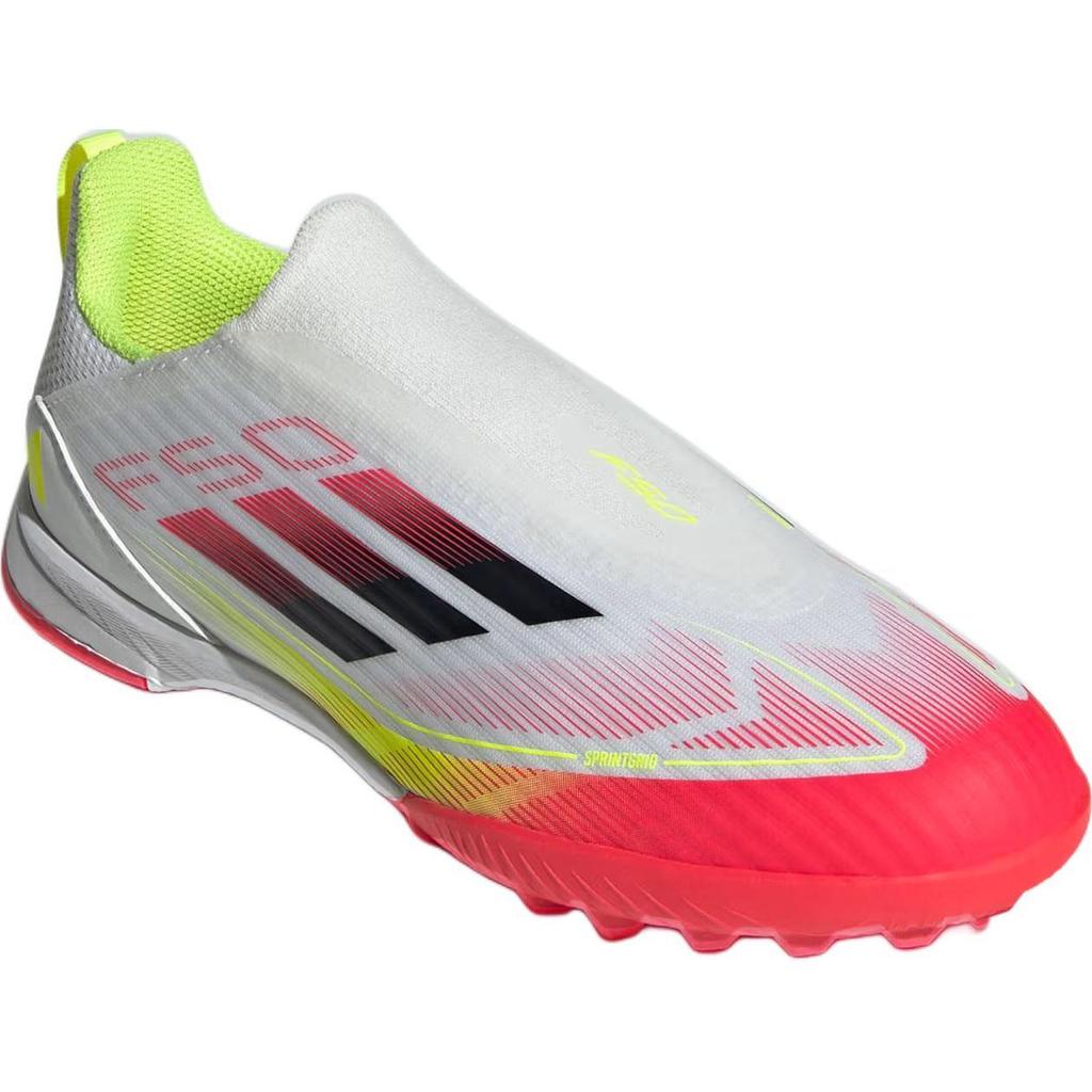 adidas Детские кроссовки Adizero F50 League Laceless TF K Pure Victory Pack Белый Cloud-White Черный Core-Black IE3757