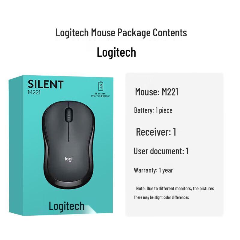 Logitech M221 Wireless Silent Mouse