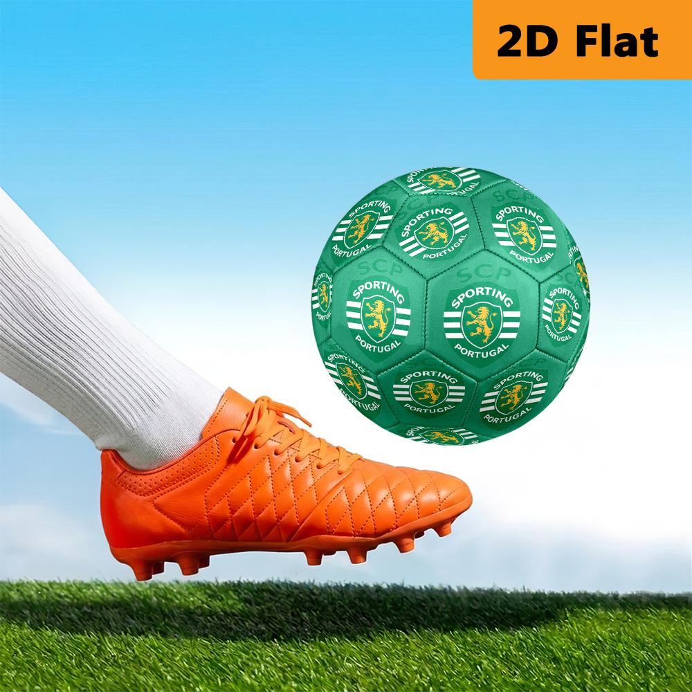 Portugal: Lion Emblem Green Shield Soccer Ball Suitable for both training and competition No. 5 football Outdoor sports High elasticity entertainment