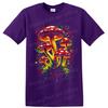 Red Spotted Mushroom T Shirt Psychedelic Forest Fungi Art Nature Graphic Tee