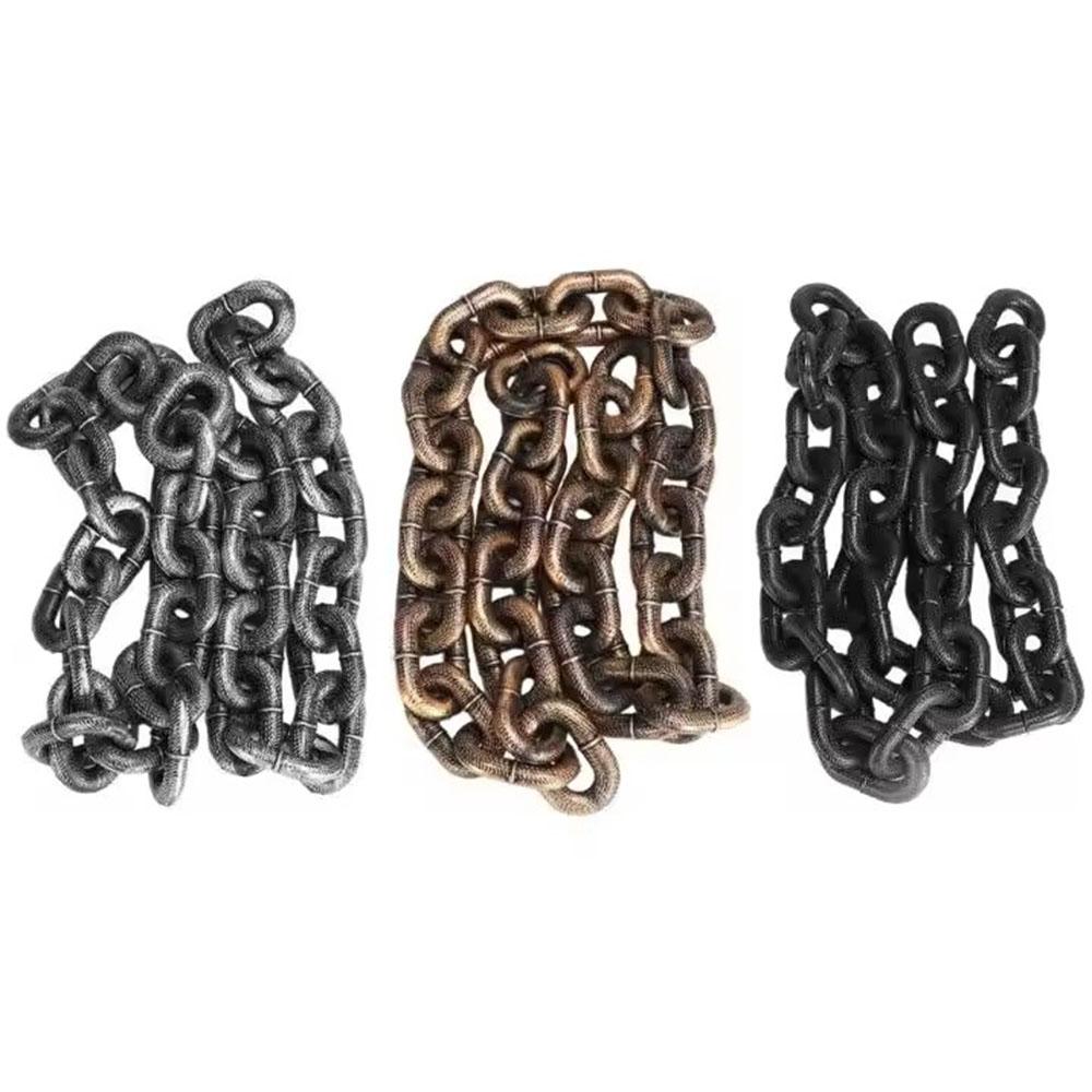 Dog Leash Traction Chain for Dogs Fun Simulation Iron Chain Dog Plastic Thick Chain Traction Rope Pet Supplies Dogs Accessories