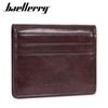 Men Thin Wallets Vintage Design Hasp Bifold Wallet Artificial Leather Business Card Holder Purse Cash Money Bags