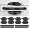 DELUXEFOX Door Handle Set of Carbon Fiber Door Handle Scratch Protective Compatible with Most Vehicles Protectors, 8, Protection, Prevention,