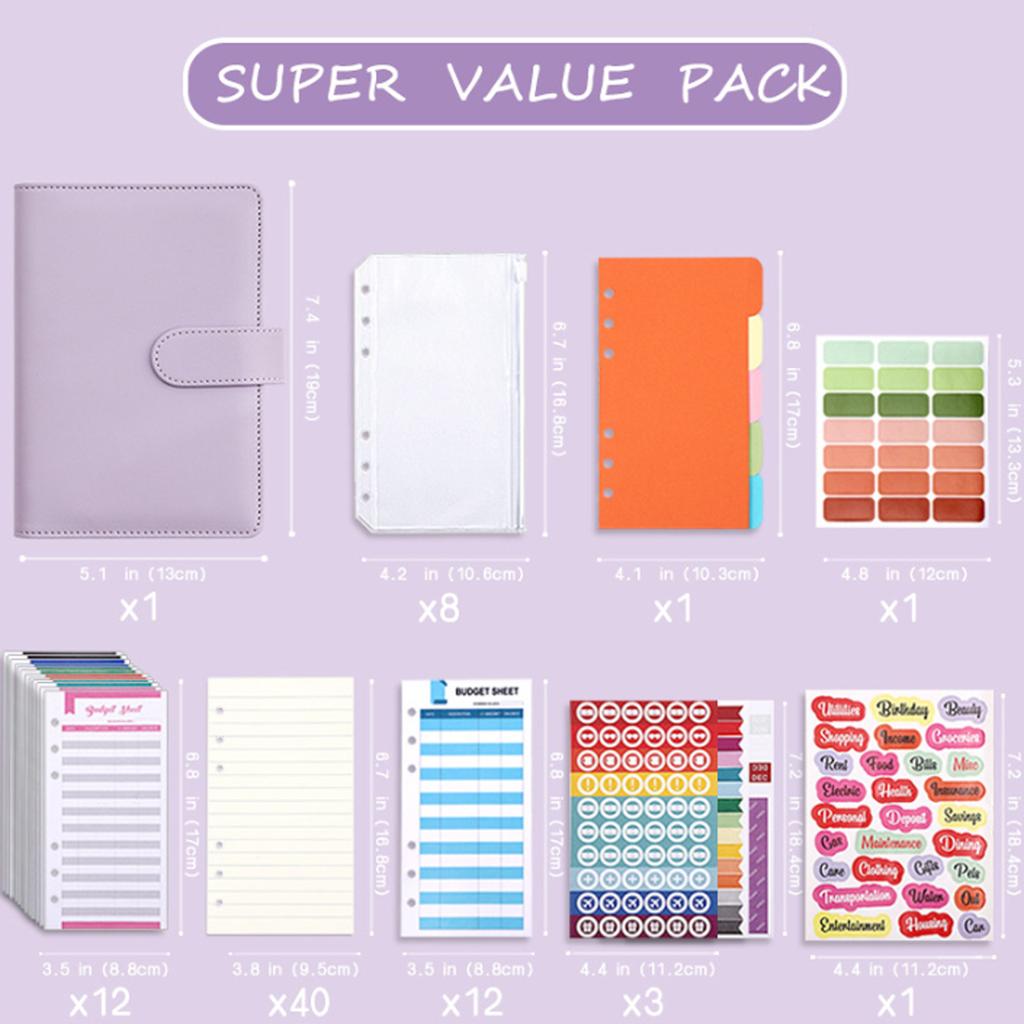 Блокнот формата А6, экологически чистый, легкий, 6-дюймовый, для путешествий, школы, офиса 