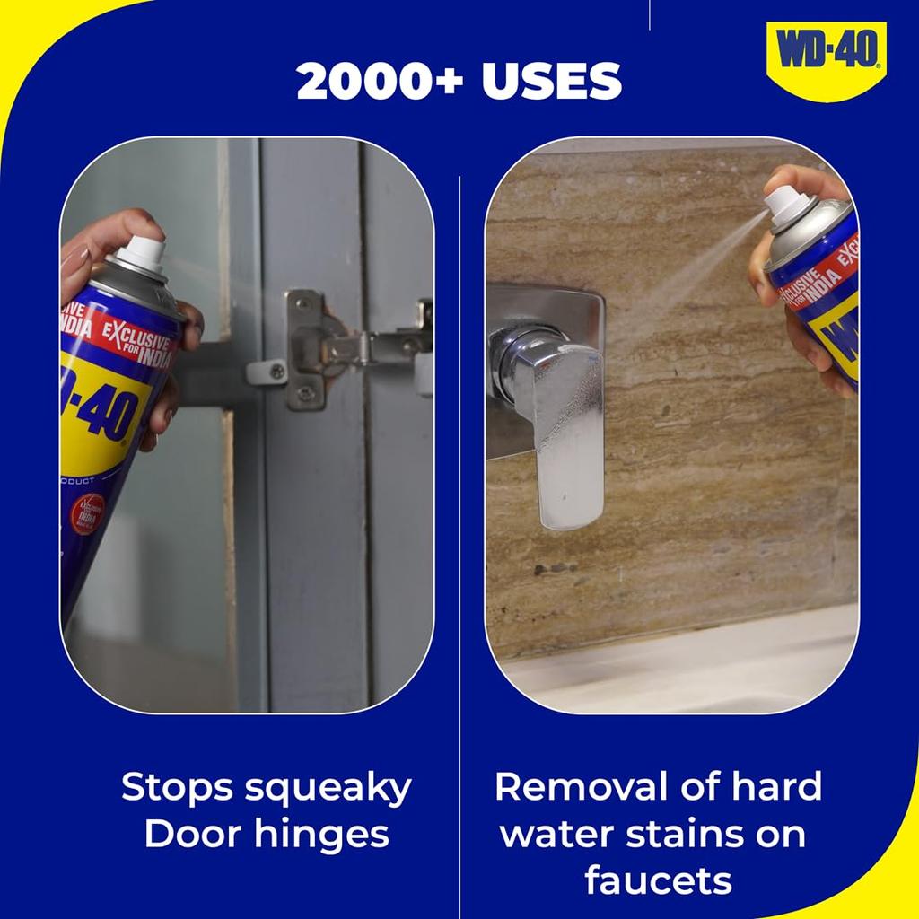 WD-40 Многоцелевой Смазочный Спрей Средство от Ржавчины 63,8 г Упаковка 1 шт. Для Домашнего Ремонта Замков Инструментов Автомобиля Велосипеда Очистки Использования