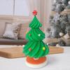 Танцующая рождественская елка, 3D-печатная качающаяся елочная игрушка, интерактивная, 3-уровневая, вращающаяся, рождественская