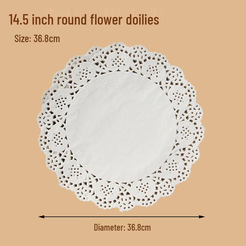 Utor Round Kitchen Oil Absorbing Baking Lace Paper