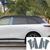 Для XPeng G9 -2025 Защитная пленка на стойки B C из ТПУ, устойчивая к царапинам и отпечаткам пальцев, виниловая наклейка на накладку двери автомобиля PPF