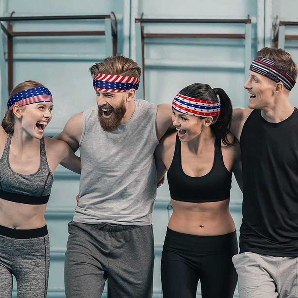 Стильная повязка на голову для мужчин, женщин и детей, модный и удобный головной аксессуар, флаги, напульсники, универсальный