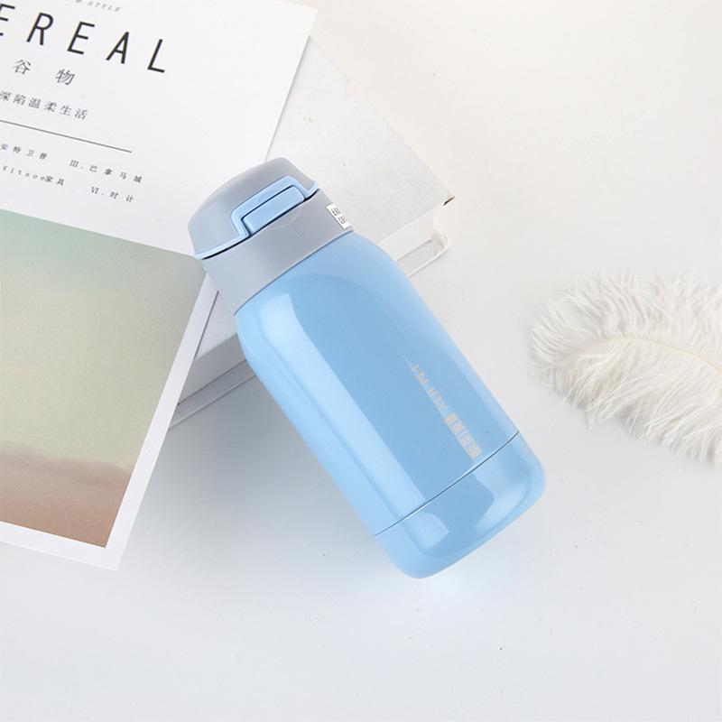 Детская термобутылка, соломенный термос для воды, бутылка для воды из нержавеющей стали, школьная детская термобутылка, бутылка для воды
