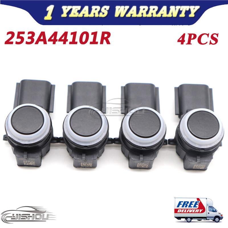 253A4-4101R New 4PCS/Lot Car Parking Distance Control Sensor PDC Sensor For Renault 253A44101R 253A4 4101R Black