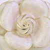 Scarf Button Camellia Shape Alloy Brooch with Glossy Glaze Sweaters Collars Hats Bags Coats Scarves Badge Outfit