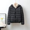 Короткое хлопковое пальто для женщин 2025 Осень и Зима Новый стиль Легкое хлопковое пальто для женщин Капюшон Свободная Теплая куртка