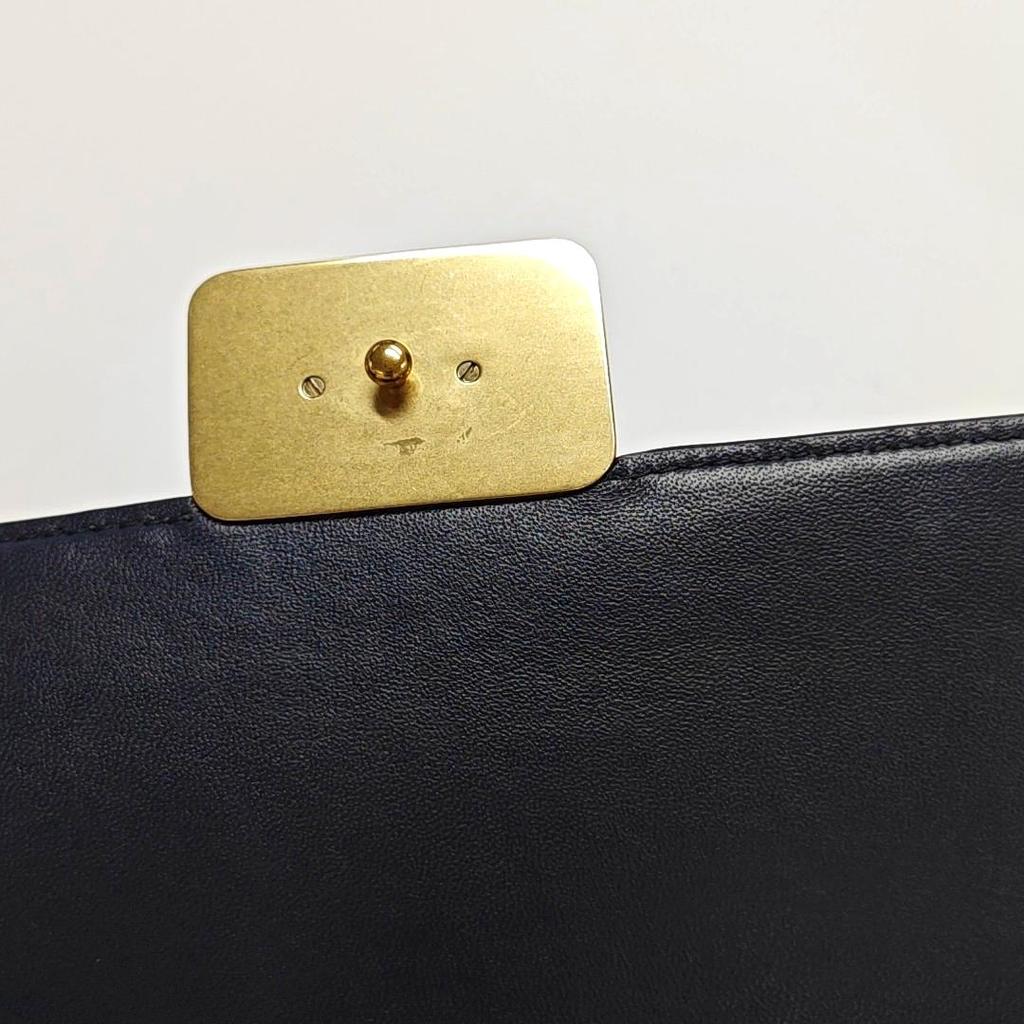 [Pre-Owned] Alie 23 Monogram Elegant Versatile Canvas And Leather Messenger Bag Small Crossbody Bag Shoulder Bag - Very Good #PCAI12