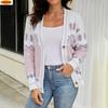 Chic Single Breasted Casual Knitted Coat for Women, Autumn Winter New Arrivals Cardigan Sweater