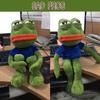 Очаровательный Креативный Пепе Грустный Лягушонок The Frpg Проволочный Набивной Животный Плюшевая Игрушка Коллекционная