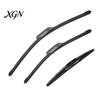 Durable Natural Rubber Wipers 3Pcs/Set Beam Wiper Blades for Chery Tiggo 8 Plus Pro All Weather Performance MAX 2020-2024, 23"+18"+9" Front