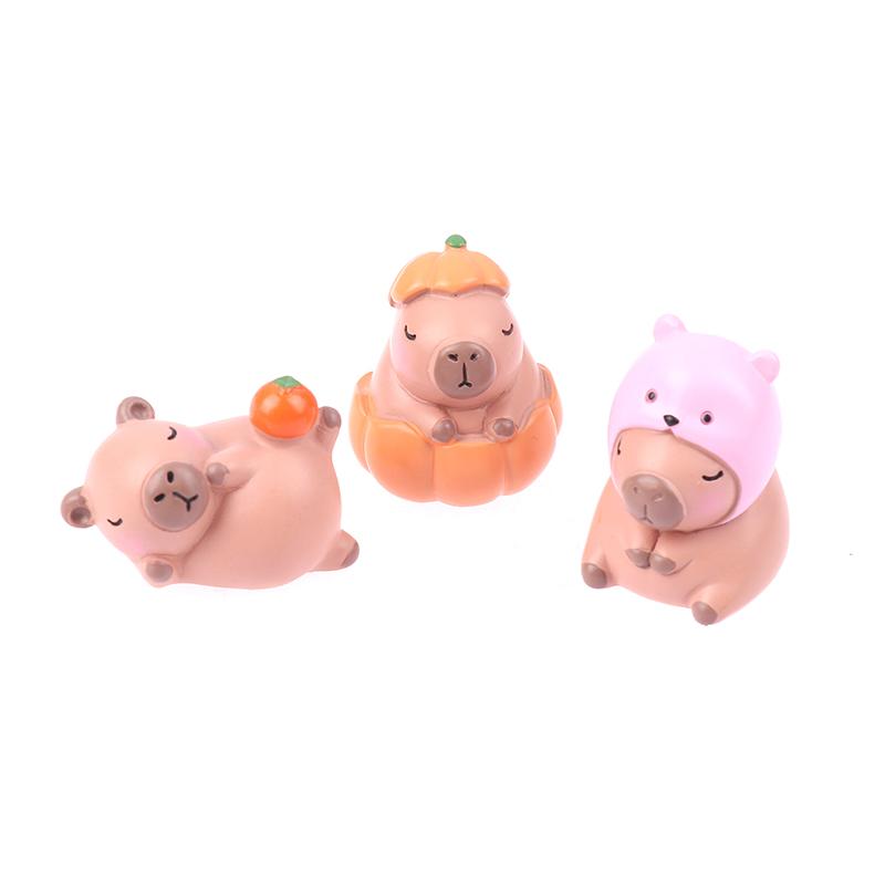 1Pc Cute Anime Capybara Blind Box Simulation Animal Cartoon Figure Toys Doll Children Girls Birthday Christmas Gift