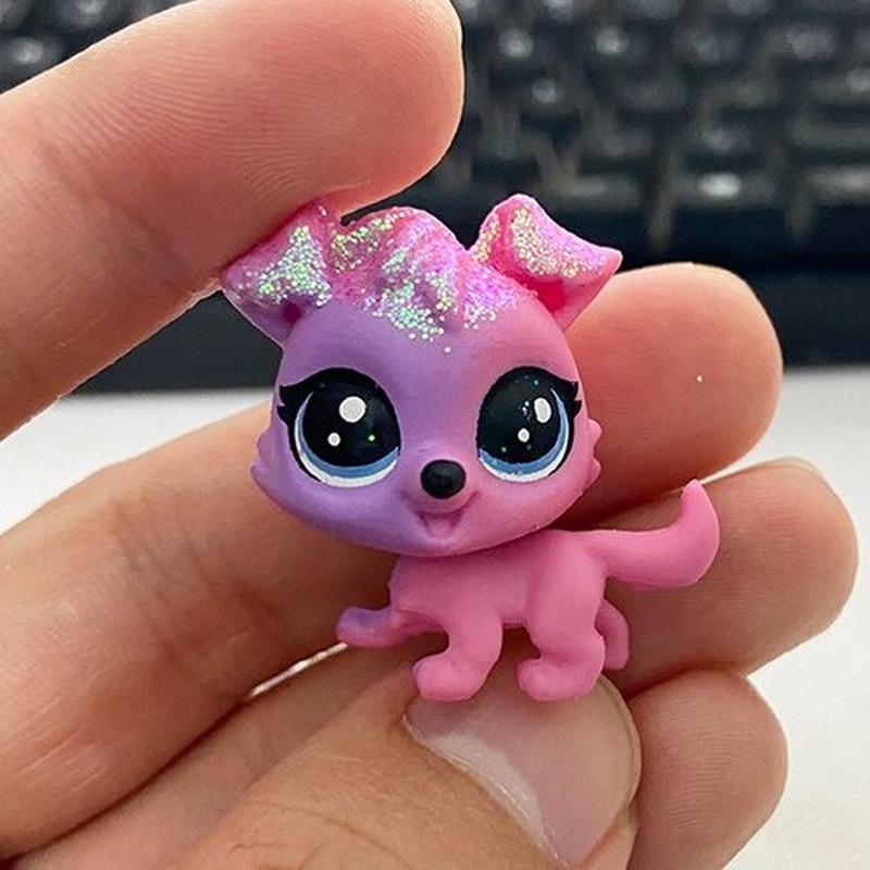 10 штук / партия Разные старые игрушки из зоомагазина Фигурка кошки и щенка Мини-фигурки Игрушки Классические маленькие питомцы на Рождество Подарок на день рождения