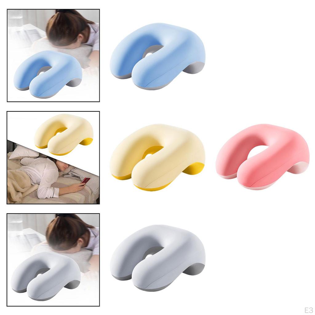 Подушка для сна за столом Поддержка шеи Дышащая, Портативная, Подголовник Легкая Офисная для сна