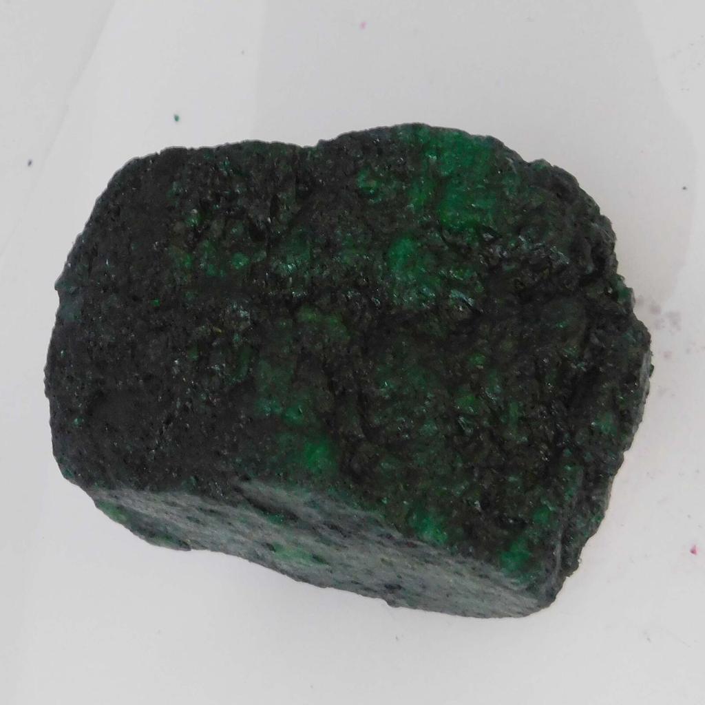 Extra 161 Ct Large Natural Green Emerald Uncut Rough CERTIFIED Loose Gemstone