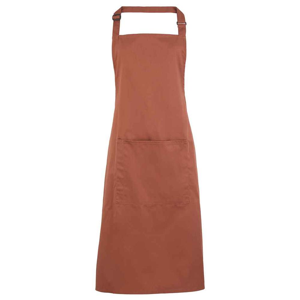 Premier Unisex Adult Colours Collection Pocket Bib Apron