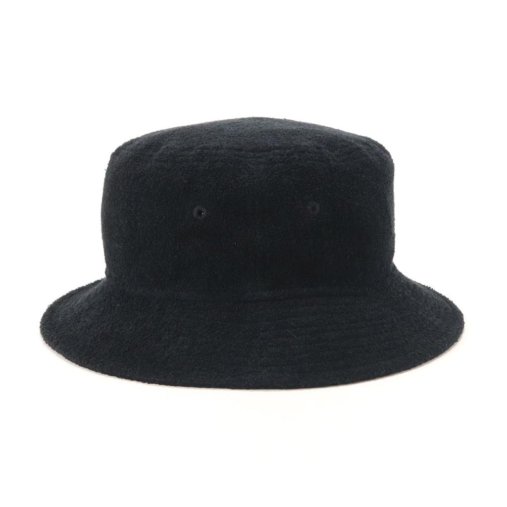 Панама ворсовая простая черная BUCKET01 PILE BASIC BLK [New Era] S/M