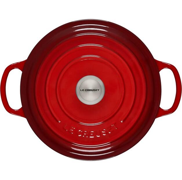 Cast Iron Roaster Le Creuset Signature Round 22 Cm Cherry Red 3.3 L (21177220602430)