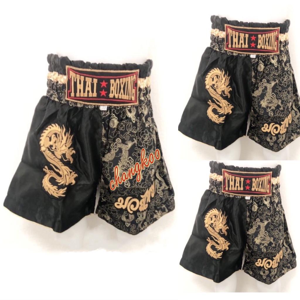 Детские шорты для бокса, Муай Тай, кикбоксинга, ММА, эластичные запястья, атласные для тренировок по боевым искусствам 3