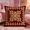 Ornate European Retro MotifS Cushion Cover Premium Comfort Reversible Pillow Cove Two in One Design for Any Room  Car Interior