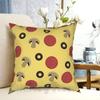 Pizza Toppings Pattern Pillow Case Printed Home Soft DIY Pillow Cover Pizza Pattern Pizza Toppings Pepperoni Pattern Fast