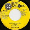 7inch Record DENNIS BROWN - Can't Let You Go NONE Artistic Record 1991 Jamaica Reggae, Ska & Dub Used