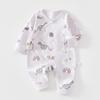 Newborn Baby Onesies: Spring & Autumn Pure Cotton Underwear for 0-3 Months