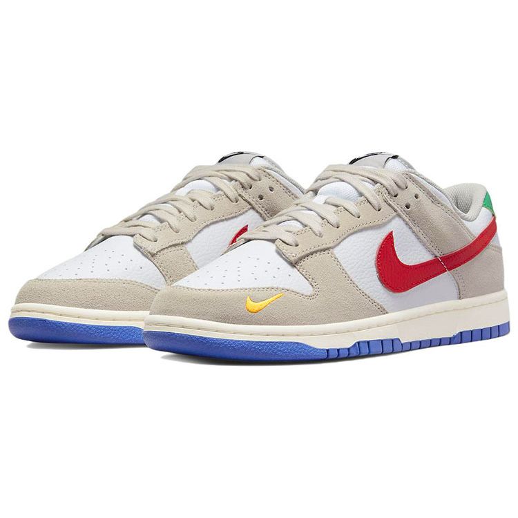 Nike Мужские кроссовки Dunk Low Light Iron Ore серые университетско-красные белые DV3497-001