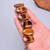 Natural Tiger Eye Copper Electroformed Statement Sacral Chakra Bracelet Jewelry V-75