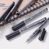Drawn Design Sketch Needle Pen Black Micron Pen Waterproof Markers Fineliner Comic Art Supplies for Artist Nylon Soft Head Gloss Metallic Color Paint