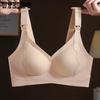 Нижнее белье Женское Сборка Открытая пуговица Послеродовой Текстовый бюстгальтер Сборка Тонкий бюстгальтер