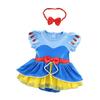Dressy Daisy Baby Girls' Snow White Romper Costume, Princess Dress, Halloween Costume with Headband, Sizes 3-6 Months
