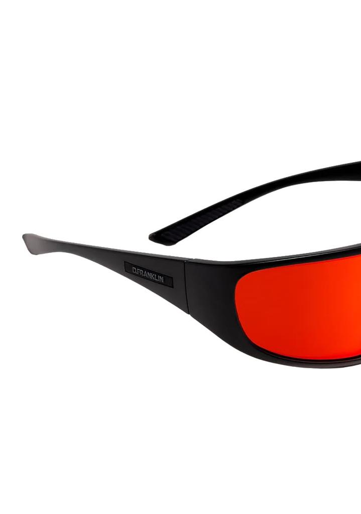 Матовые солнцезащитные очки Dee Franklin Nell, Черный/Красный Revo, DFSU909001-RED