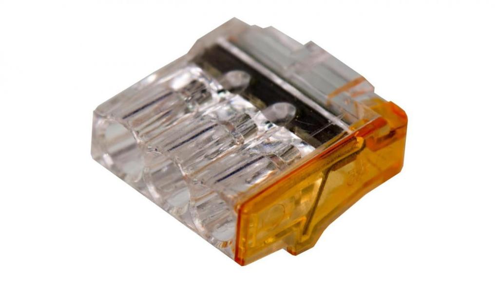 Szybkozłączka Samozaciskowa Uniwersalna Bezgwintowa 3 X 2,5Mm2 24562 /5Szt./