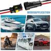 Automotive Connector Electric Motorcycle Connectors Waterproof Quick Connect Kit with Wire,Suitable for Cars and Ships Connector