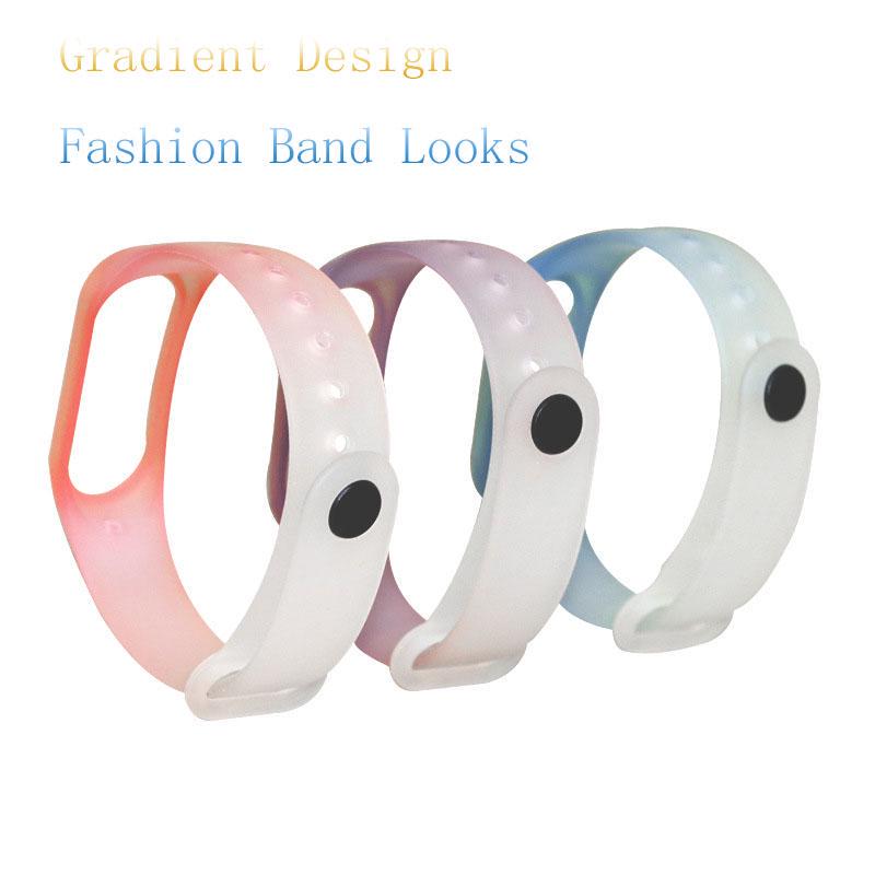 Милый силиконовый ремешок для Mi Band 4, ремешок для браслета Xiaomi Mi Band 3/4, аксессуары