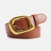 Sophisticated Pu Leather Womens Belt With Minimalist Design For Business Attire