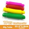 Светящаяся игрушка Pop Tube Собака Улитка Акула Сенсорная Надавливающая Пузырьковый Шар Декомпрессионная Трубка Анти-Стресс Фиджет Аутизм СДВГ Тревожность Меха