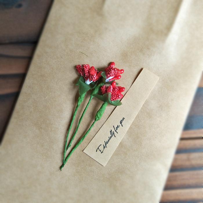 Ручная Работа Многоцветная Подарочная Коробка с 3 Цветками - DIY Бумажные Цветы Домашние Украшения