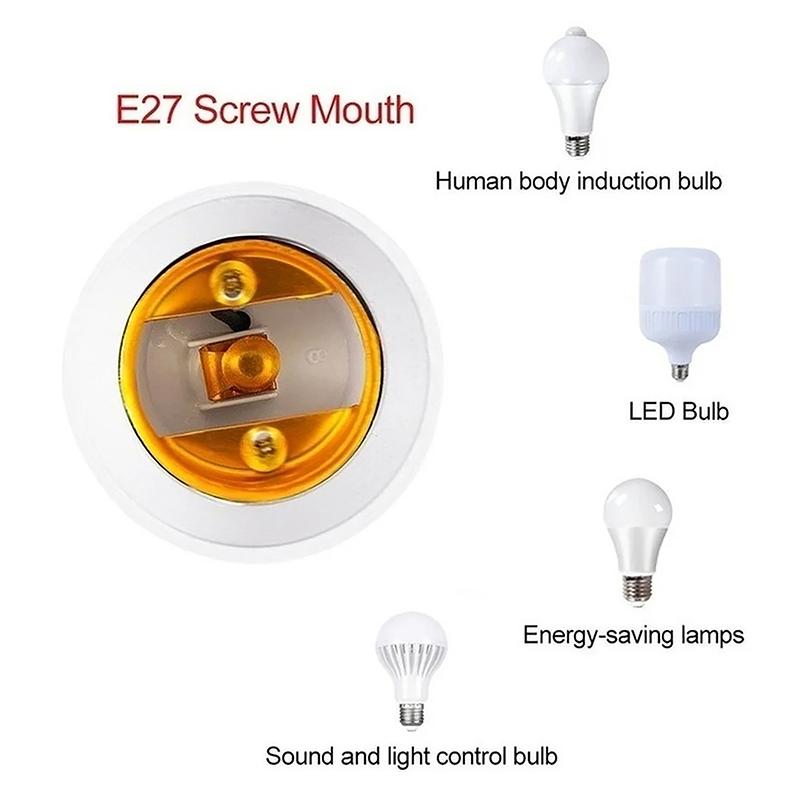 E14 To E27 Adapter Conversion Socket Fireproof Plastic Converter High Quality Material Socket Bulb Adapter Lamp Holder
